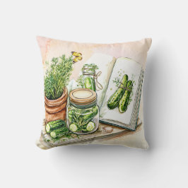 Monogram Dill & Cucumber Pickle Kitchen Comforts Kudde