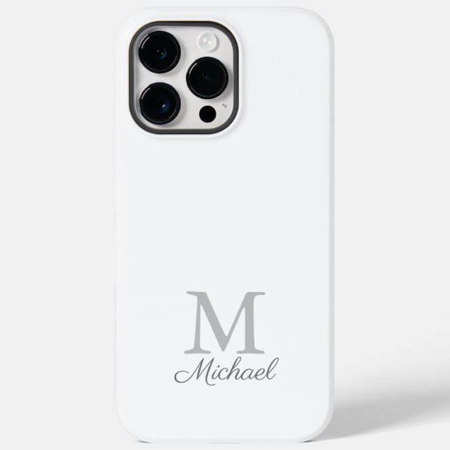 Monogram dimma Fodral-Mate iphone case (Baksida)