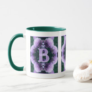 Monogram Ditt Initial Namn Allium Personlig Mugg