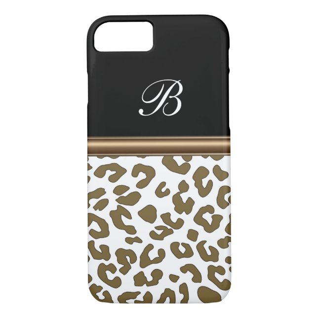 Monogram - djurtryck Case-Mate iPhone skal (Baksida)