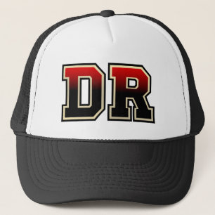 Monogram "DR" initialer Keps