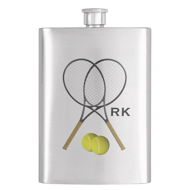 Monogram Dubbel Tennis Sport Tema Fickplunta (Framsidan)