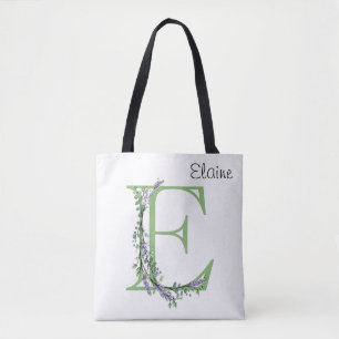 Monogram E Lavendel Eukalyptus Tygkasse