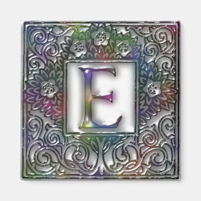 Monogram E Magnet (Framsidan)