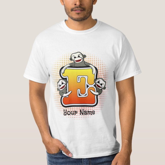 Monogram E Strumpapa T-Shirt (Framsida)