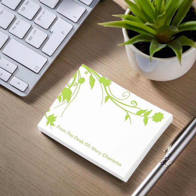 Monogram efter anteckningar post-it block (Skapare uppladdad)