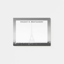 Monogram Eiffel Torn, Paris, Frankrike Post-it Block