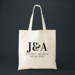 monogram elegant bröllop till förmån för brudens s tygkasse<br><div class="desc">Designad av Arty Apples Begränsad</div>