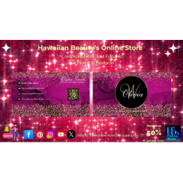 Monogram Elegant Classy Rosa Guld QR-kod Visitkort