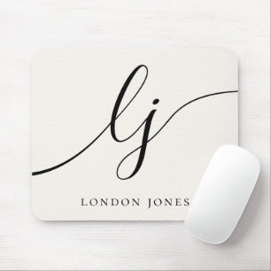 Monogram Elegant Feminine Ivory Musmatta