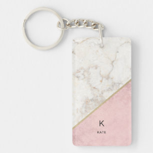 Monogram Elegant Marble Minimalist Ro Guld