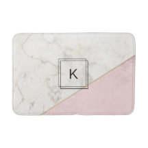Monogram Elegant Marble Minimalist Ro Guld