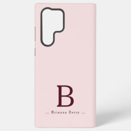 Monogram Elegant Rosa