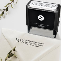 Monogram eller Lägg till Logotyp Business Returadr