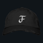 MONOGRAM EMBROIDERED BASEBALL CAP BRODERAD KEPS<br><div class="desc">Din egen första F-film var vackert broderad.</div>