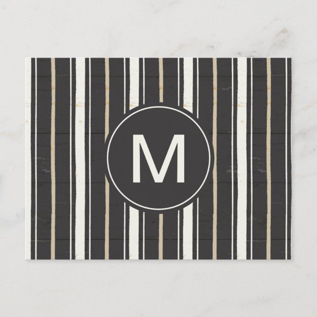 Monogram | Enkla tecken Steg 2 Vykort (Framsida)