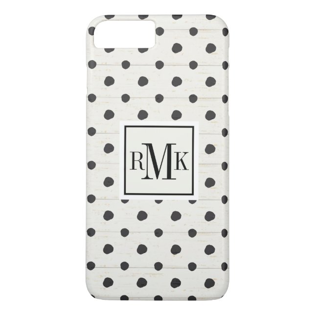 Monogram| Enkla tecken Steg 3 Case-Mate iPhone Skal (Baksida)