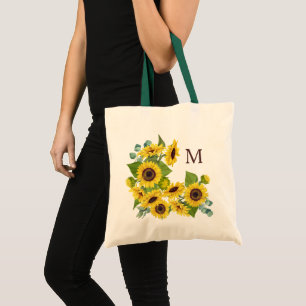 Monogram Eucalyptus Solros Bouquet Tygkasse