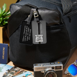 Monogram Executive Grått Leather Stil Bagagebricka
