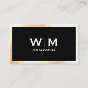 Monogram Executive Grungy Gräns Visitkort