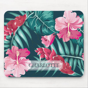 Monogram exotisk sommarBlommigt Musmatta
