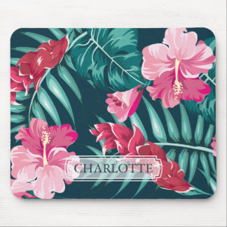 Monogram exotisk sommarBlommigt Musmatta