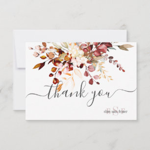Monogram Fall Rustic Gum Eucalyptus Tack Kort