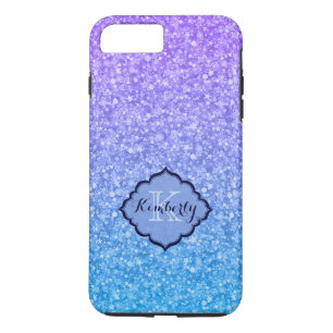Monogram färglöst Glitter och Sparkles Mönster