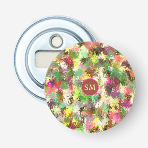 Monogram - färgplatterhösten Färg Löv Art Flasköppnare