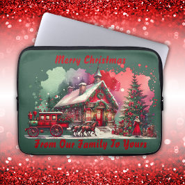 Monogram - festlig julhelg på grönten | laptop fodral