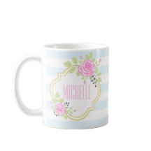 Monogram Finare Rosa ros Blueberry Classic Mugg