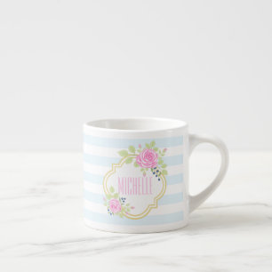 Monogram Finare Rosa ros Blueberry Espresso Mugg Espressomugg