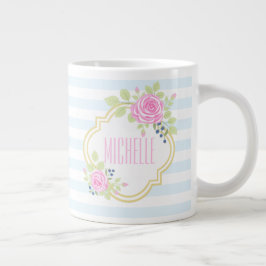 Monogram Finare Rosa ros Blueberry Jumbo Mugg