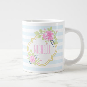 Monogram Finare Rosa ros Blueberry Jumbo Mugg