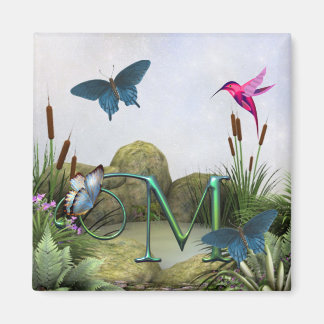 Monogram Fjäril Magnet Fantasy M
