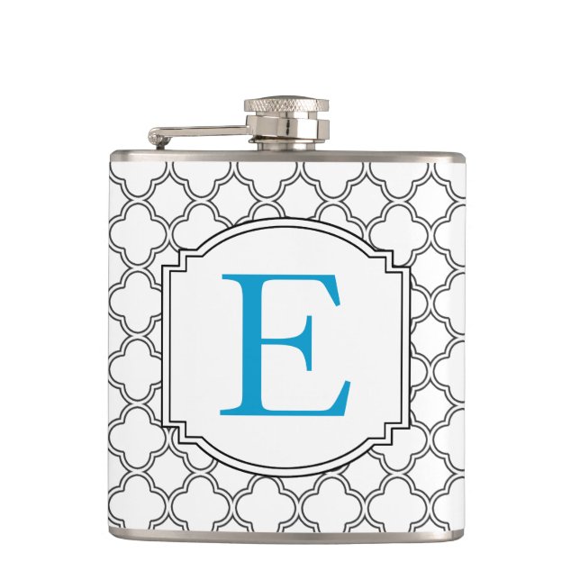 Monogram Flask Bridesmaid Gift Fickplunta (Framsidan)