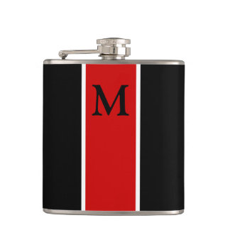 Monogram Flask Groomsman Gift Fickplunta