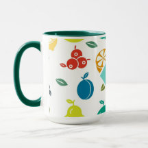 Monogram-födelsedag för vita färgade frukter