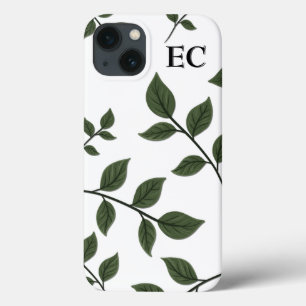 Monogram Foliage Grenar med Grönt Löv