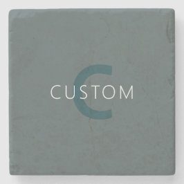 Monogram för Anpassadet snyggt Stenunderlägg