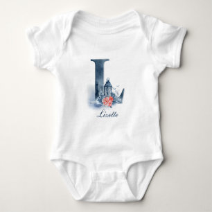 Monogram för anpassat namn för personlig Kostym T Shirt
