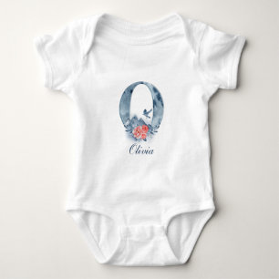 Monogram för anpassat namn för personlig Kostym T Shirt