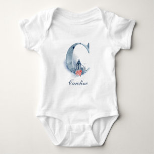 Monogram för anpassat namn för personlig Kostym T Shirt