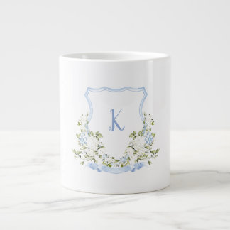 Monogram för blommigtens Vapensköld Jumbo Mugg