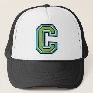 Monogram för brev "C" Keps