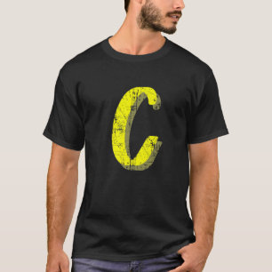 Monogram för brev C med ursprungligt kapital T Shirt