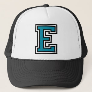 Monogram för brev "E" Truckerkeps