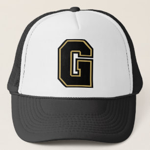 Monogram för brev "G" Keps