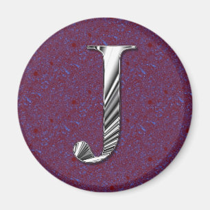 Monogram för brev J Magnet