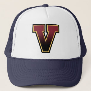 Monogram för brev "V" Keps